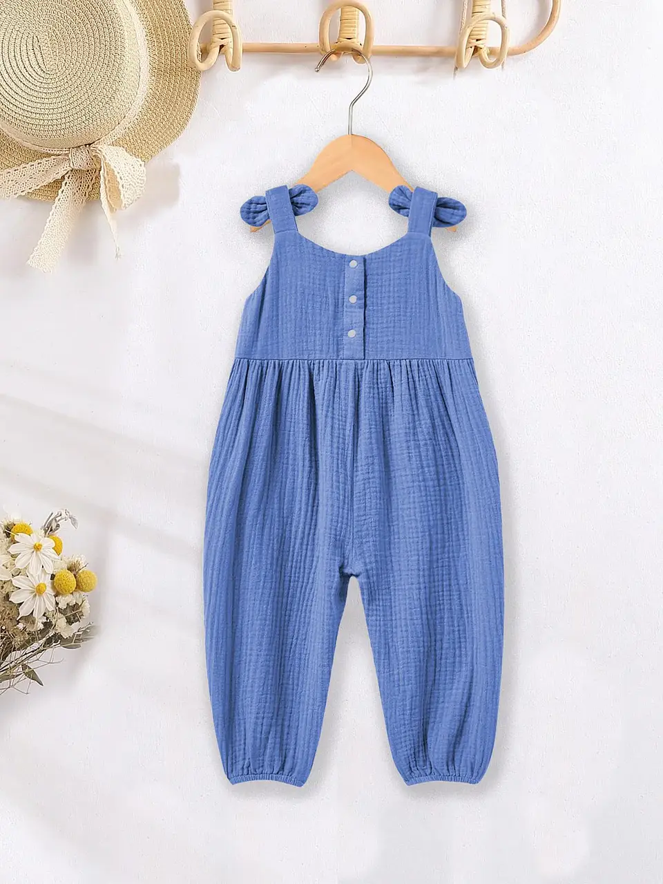 Kids Tie Strap Romper Sewing Pattern 3