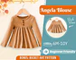 Girls Empire Waist Peplum Blouse Sewing Pattern - thumbnail 1
