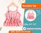 Girls Tiered Cami Top Sewing Pattern - thumbnail 1