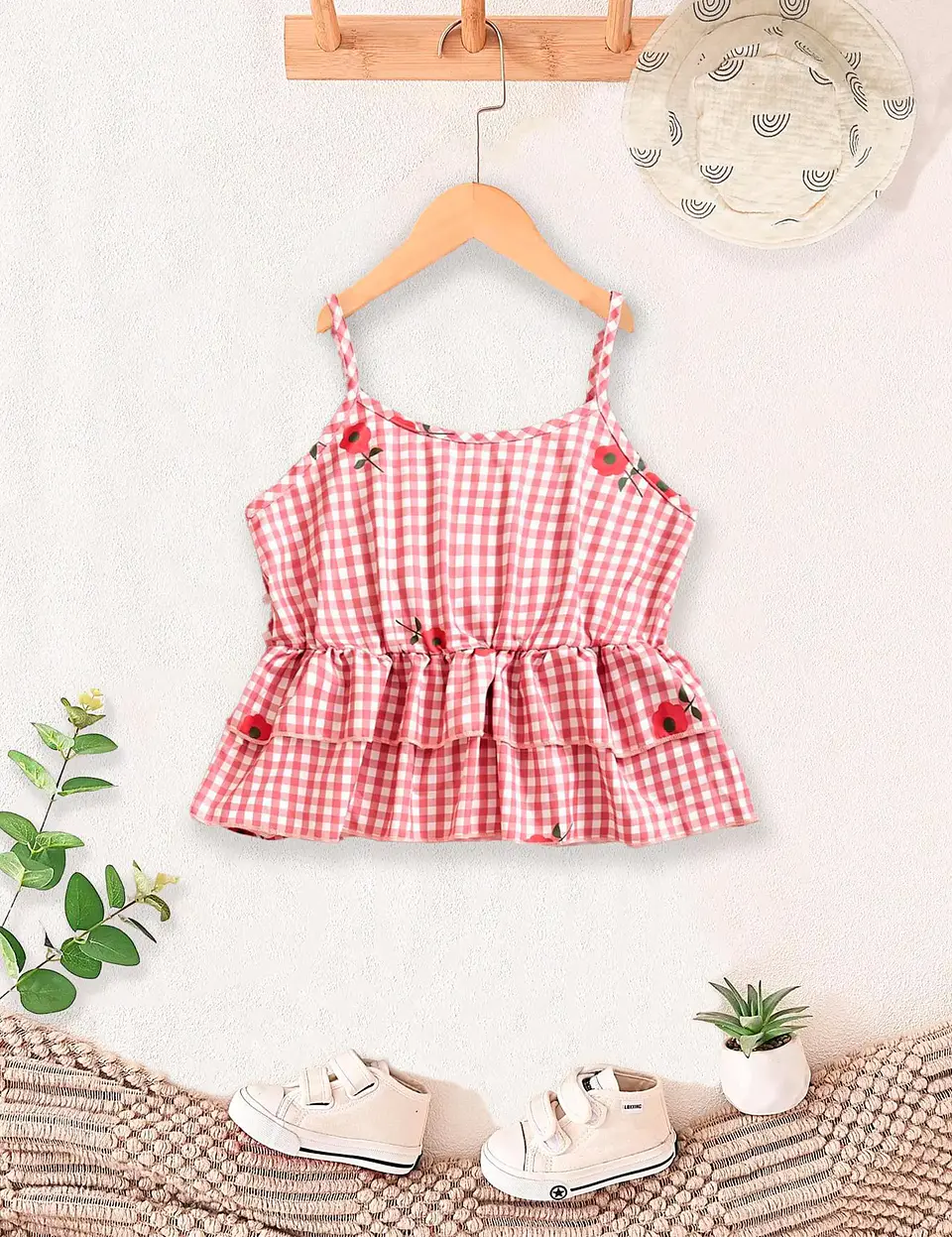 Girls Tiered Cami Top Sewing Pattern 2