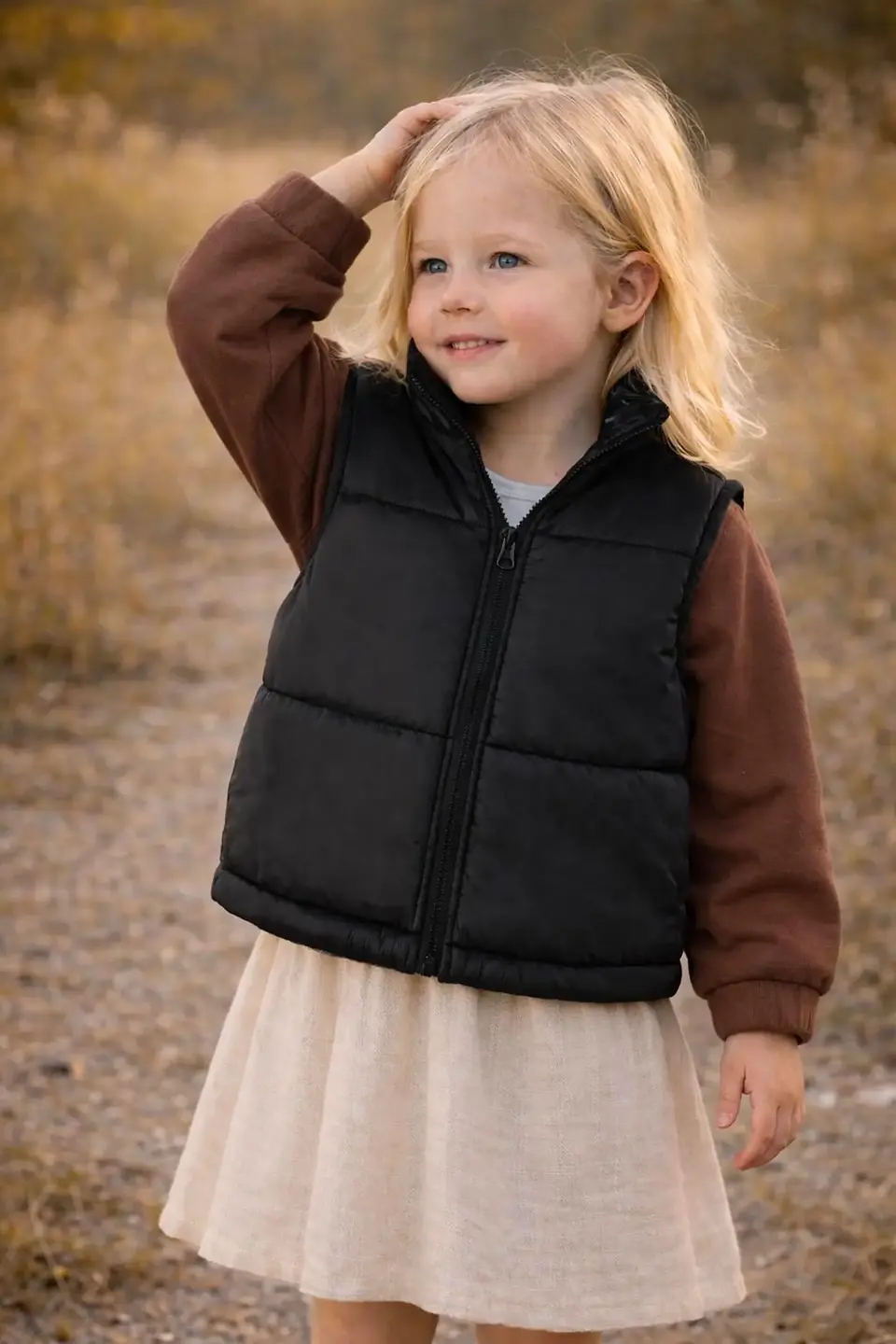 Puffer Vest Sewing Pattern for Kids 3