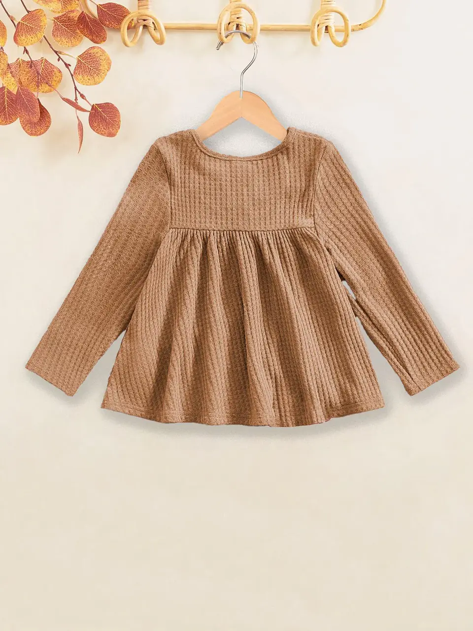 Girls Empire Waist Peplum Blouse Sewing Pattern 4