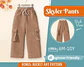 Kids Cargo Sweatpants Sewing Pattern - thumbnail 1