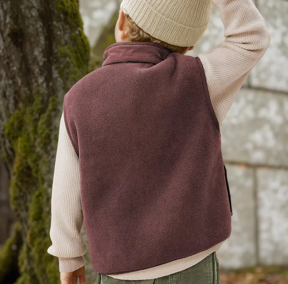 Snap Front Fleece Vest Pattern 4