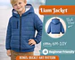 Boys Hooded Puffer Jacket Sewing Pattern - thumbnail 1