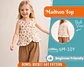 Girls Peplum Top Sewing Pattern - thumbnail 1