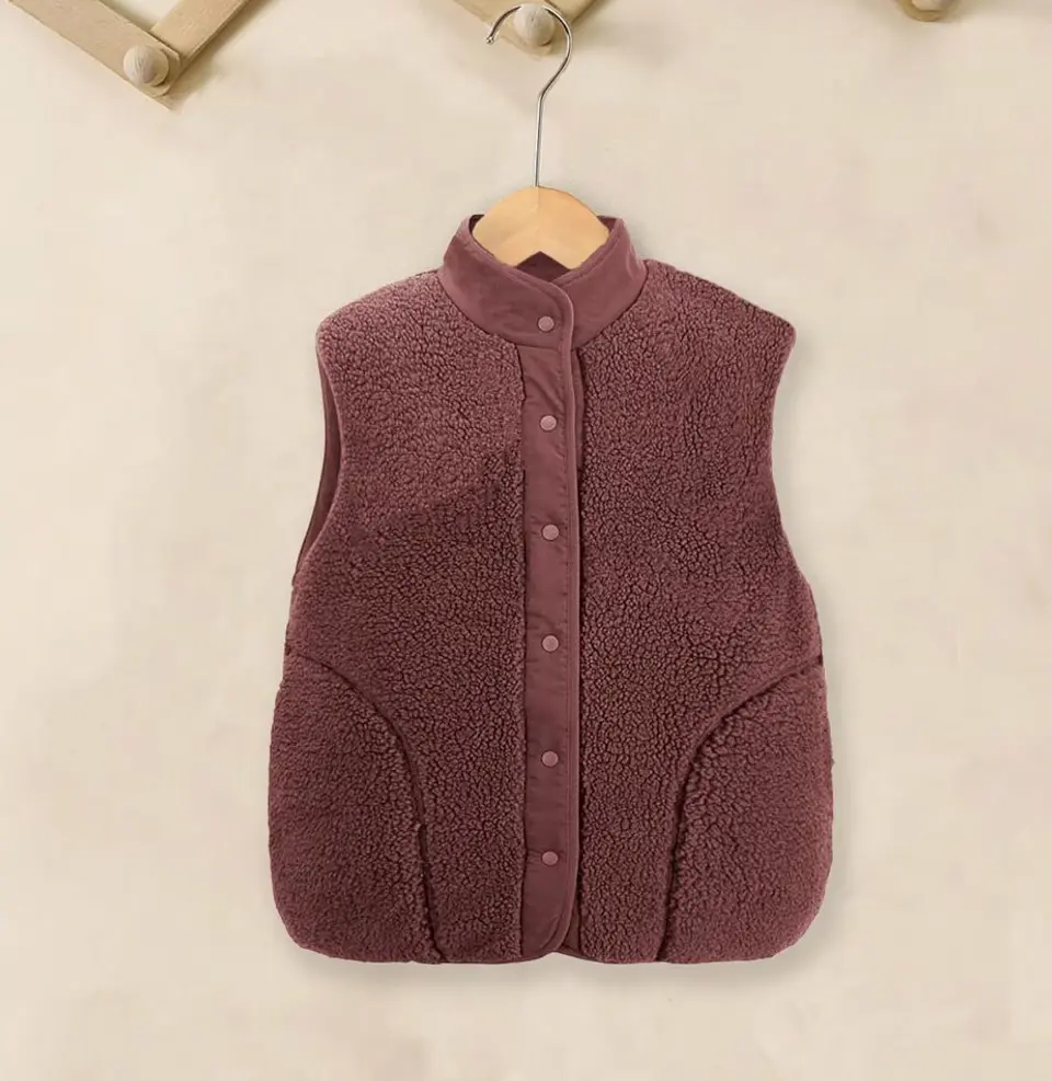 Snap Front Fleece Vest Pattern 6