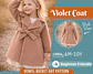Girls Belted Coat Sewing Pattern - thumbnail 1