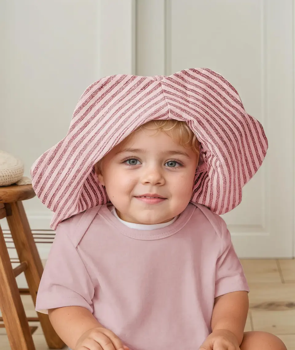 Wide Brim Baby Hat Pattern 5