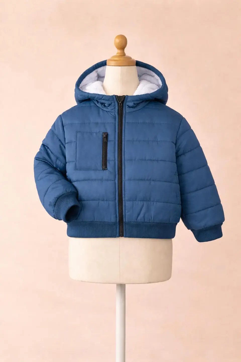 Boys Hooded Puffer Jacket Sewing Pattern 4