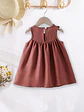Girls Tie Shoulder Pinafore Dress Sewing Pattern PDF - thumbnail 2