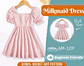 Milkmaid Dress Sewing Pattern for Kids - thumbnail 1