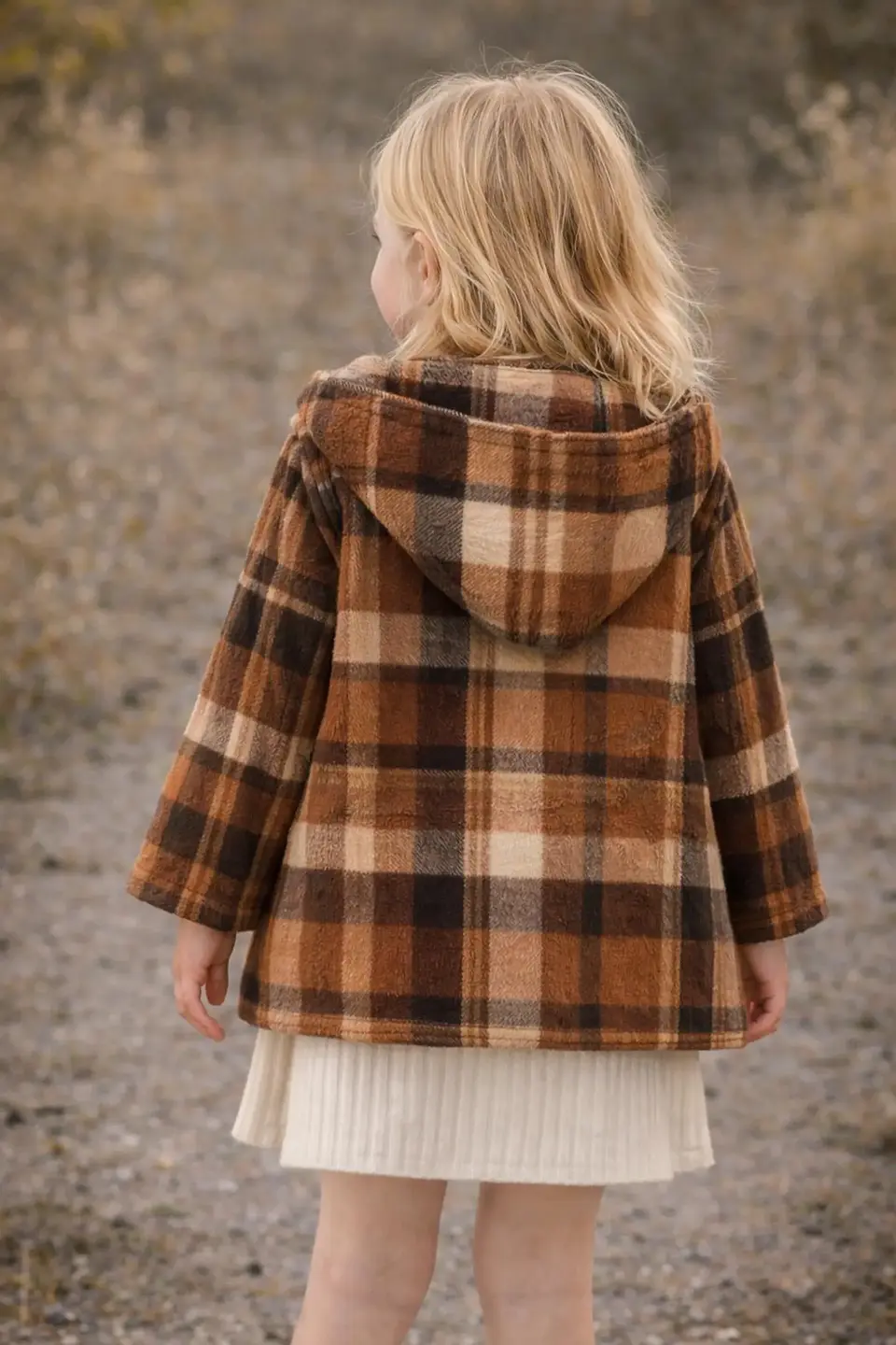 Girls Hooded Coat Sewing Pattern 2