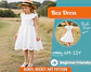 Girls Eyelet Collar Dress Sewing Pattern - thumbnail 1