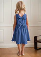 Girls Sleeveless Ruffle Hem Dress Sewing Pattern - thumbnail 2