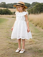 Girls Eyelet Collar Dress Sewing Pattern - thumbnail 4