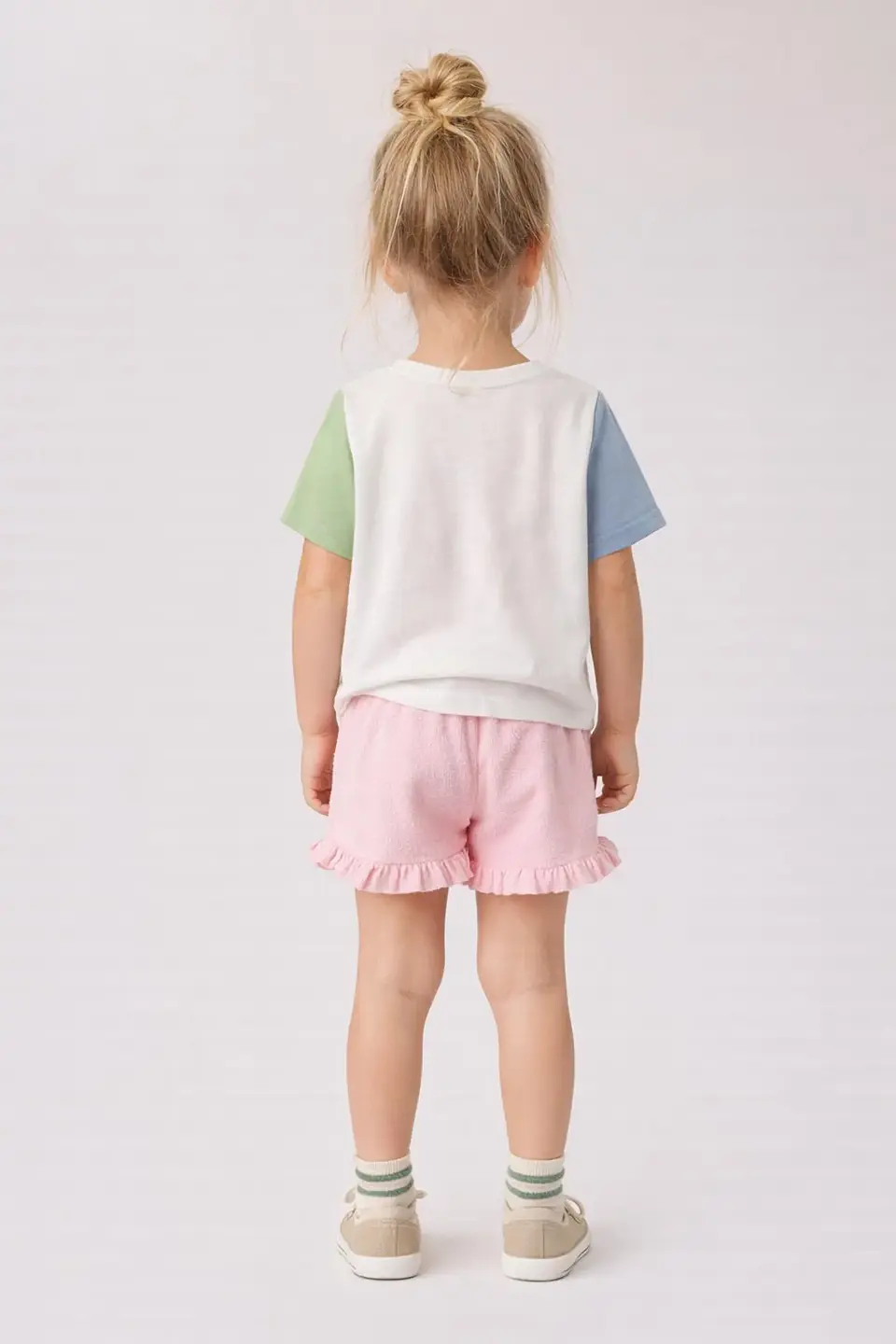 Kids T-Shirt & Ruffle Shorts Sewing Pattern 2