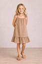 Girls Tie Shoulder Ruffle Dress Sewing Pattern - thumbnail 4