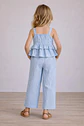 Girls Ruffle Top and Wide Leg Pants Sewing Pattern - thumbnail 3