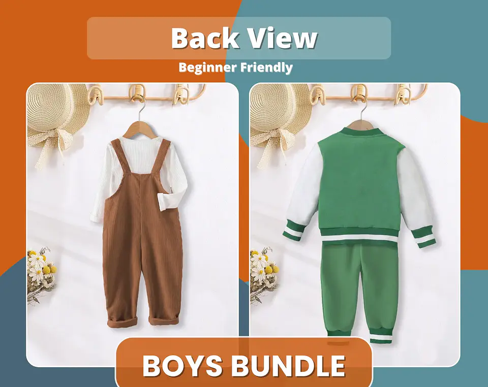 Boys Bundle, Kids Sewing Patterns for Kids 3