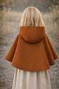 Girls Hooded Cape Sewing Pattern - thumbnail 3