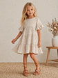 Girls Smocked Tiered Dress Sewing Pattern - thumbnail 5