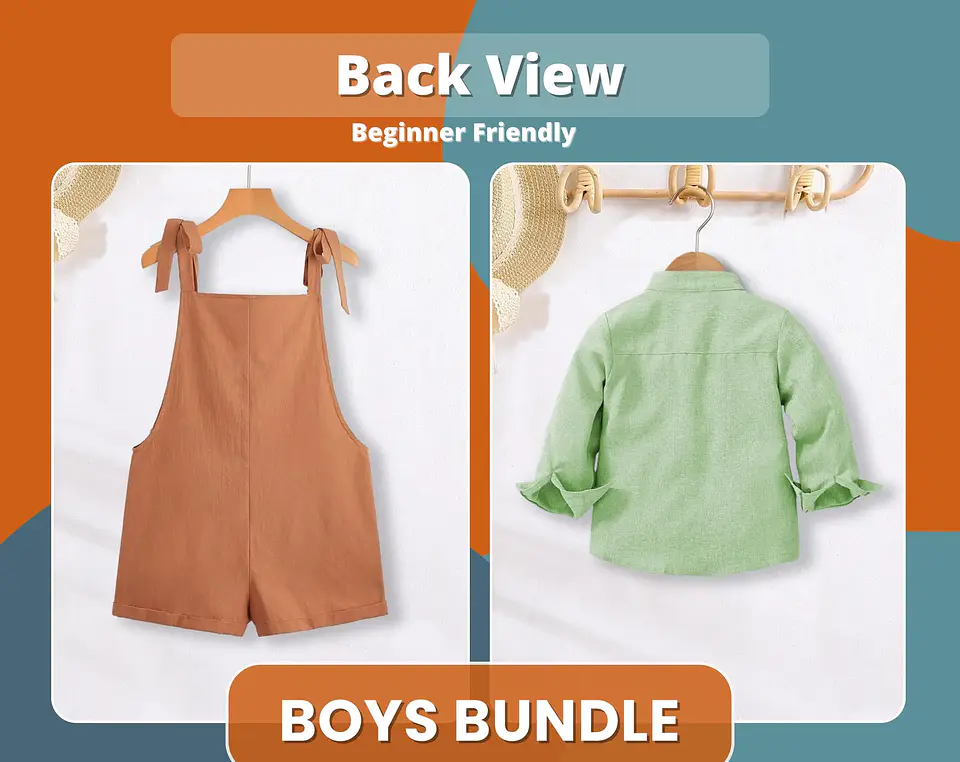 Boys Bundle, Kids Sewing Patterns for Kids 4