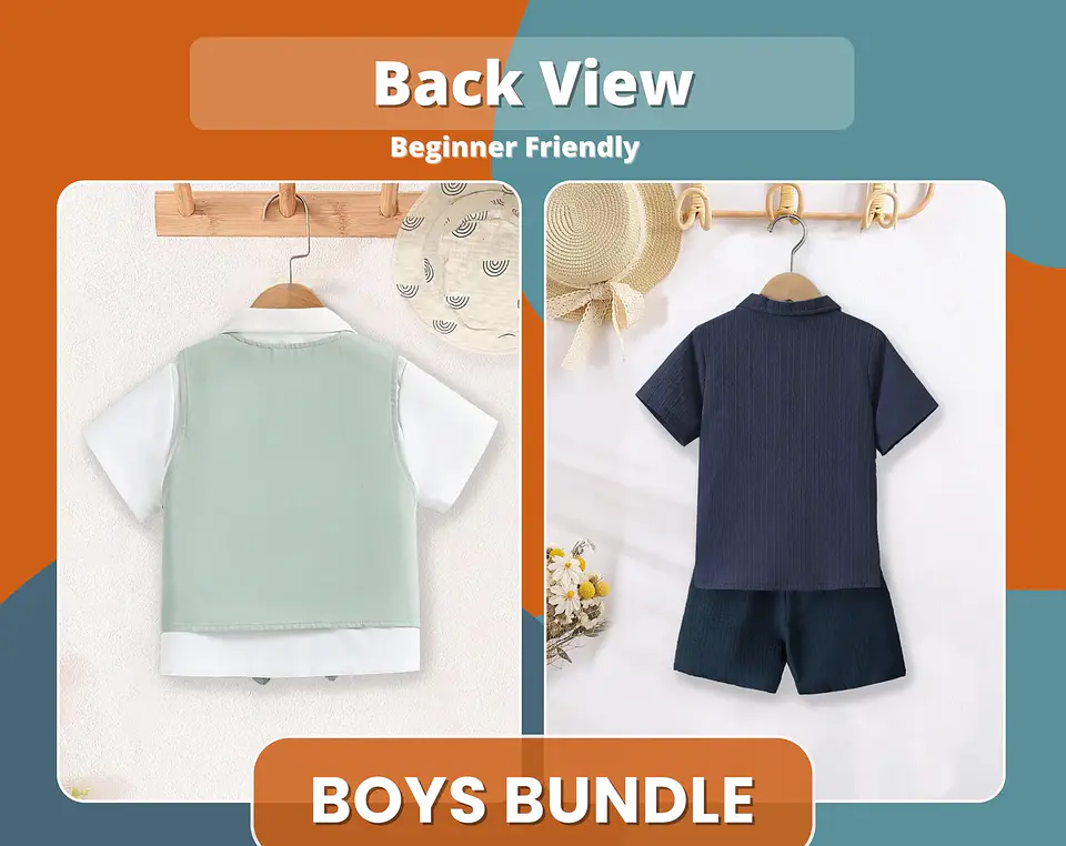 Boys Bundle, Kids Sewing Patterns for Kids 5