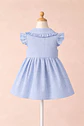 Girls Peter Pan Collar Bow Pocket Dress Sewing Pattern  - thumbnail 3
