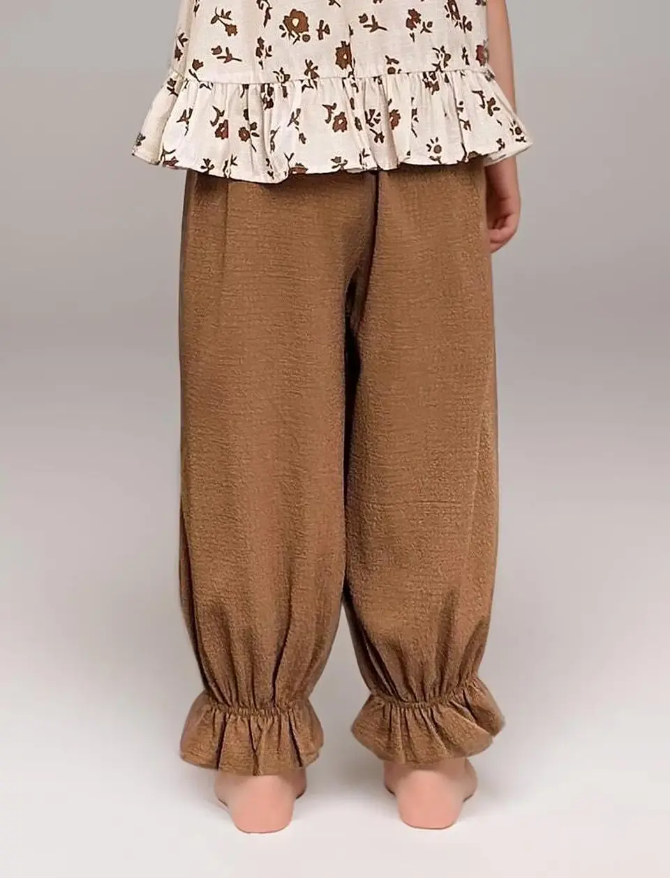 Kids Gathered Cuff Pants Sewing Pattern 2