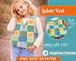 Girls Quilted Patchwork Vest Sewing Pattern - thumbnail 1