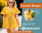 Girls Flutter Sleeve Romper Sewing Pattern - thumbnail 1