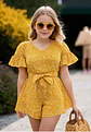 Girls Flutter Sleeve Romper Sewing Pattern - thumbnail 2