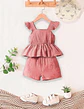 Girls Peplum Top and Shorts Sewing Pattern - thumbnail 2