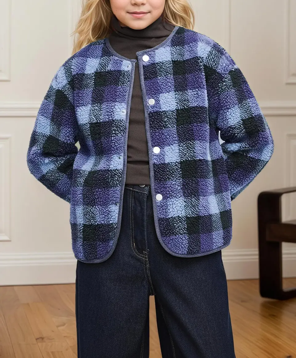 Girls Teddy Fleece Jacket Sewing Pattern 3