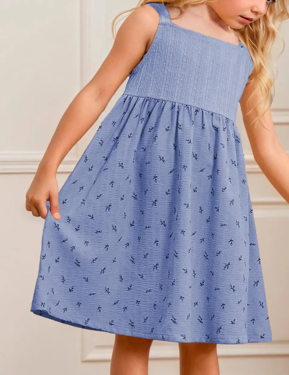 Girls Smocked Bodice Dress Sewing Pattern 2