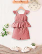 Girls Peplum Top and Shorts Sewing Pattern - thumbnail 3