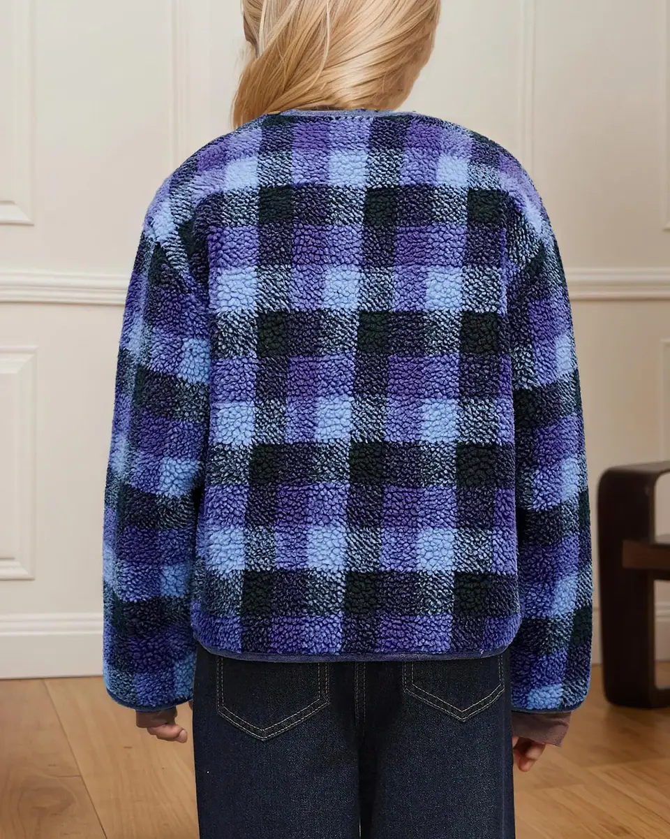 Girls Teddy Fleece Jacket Sewing Pattern 4
