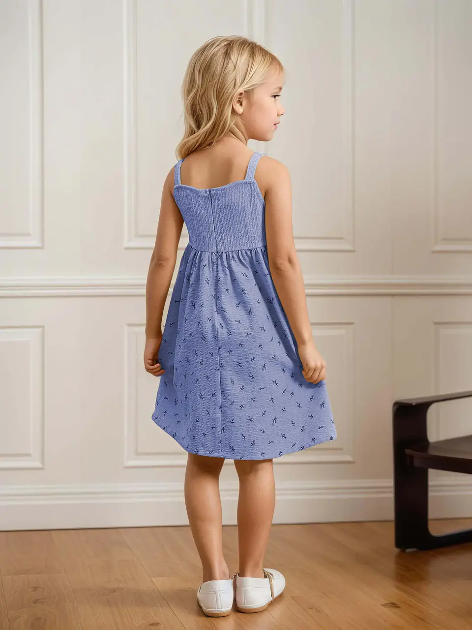 Girls Smocked Bodice Dress Sewing Pattern 3