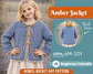 Girls Tie Front Quilted Jacket Sewing Pattern - thumbnail 1