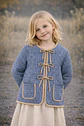 Girls Tie Front Quilted Jacket Sewing Pattern - thumbnail 5