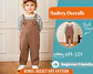 Kids Bear Overalls Sewing Pattern - thumbnail 1