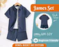Kids Shirt & Shorts Sewing Pattern PDF - thumbnail 1