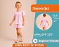 Girls Puff Sleeve Top & Ruffle Shorts Sewing Pattern - thumbnail 1
