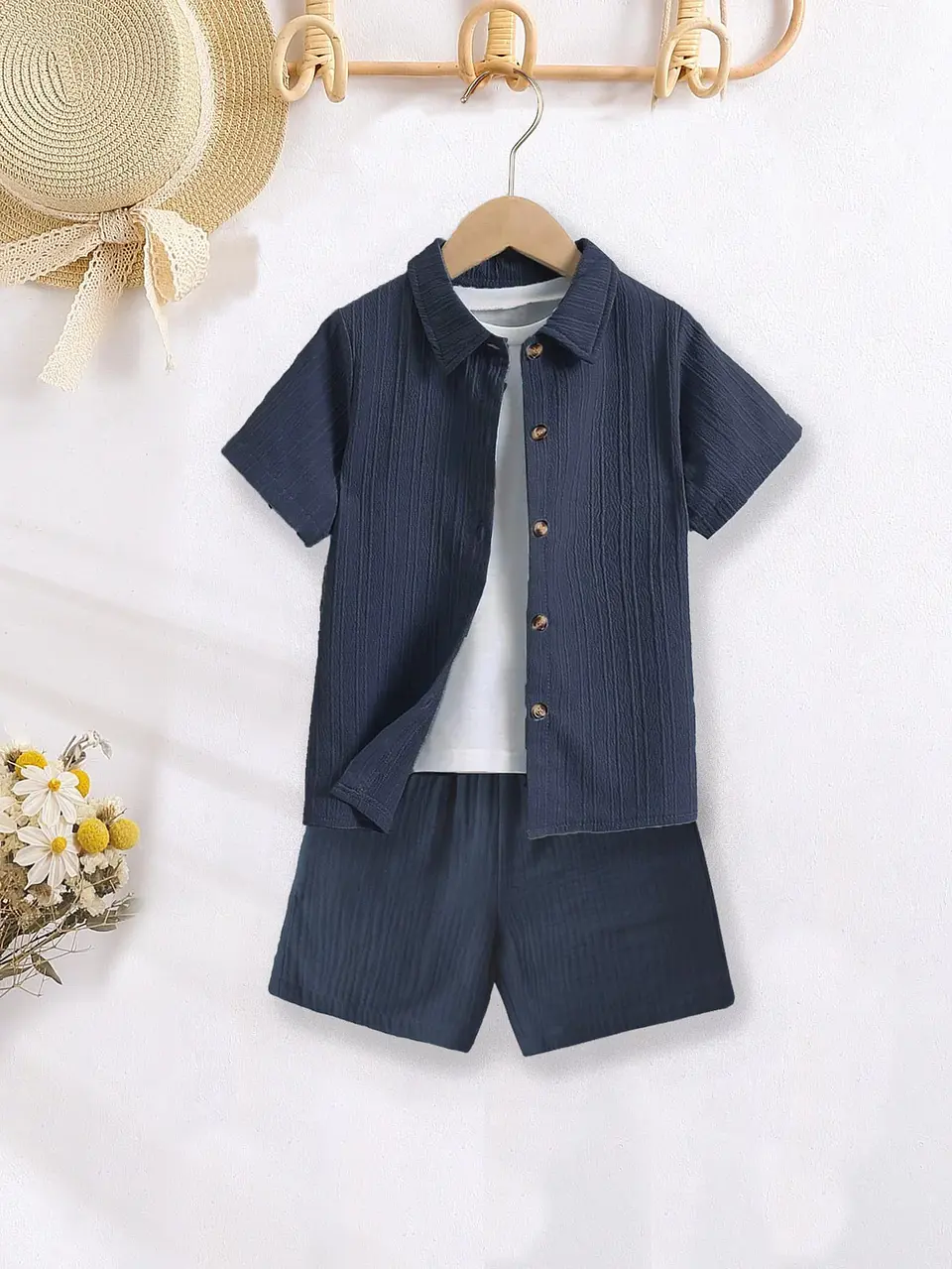 Kids Shirt & Shorts Sewing Pattern PDF 2