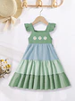 Girls Tiered Maxi Dress Sewing Pattern - thumbnail 2