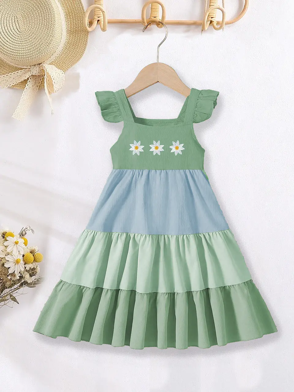 Girls Tiered Maxi Dress Sewing Pattern 2