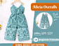 Girls Boho Jumpsuit Sewing Pattern - thumbnail 1