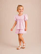 Girls Puff Sleeve Top & Ruffle Shorts Sewing Pattern - thumbnail 4
