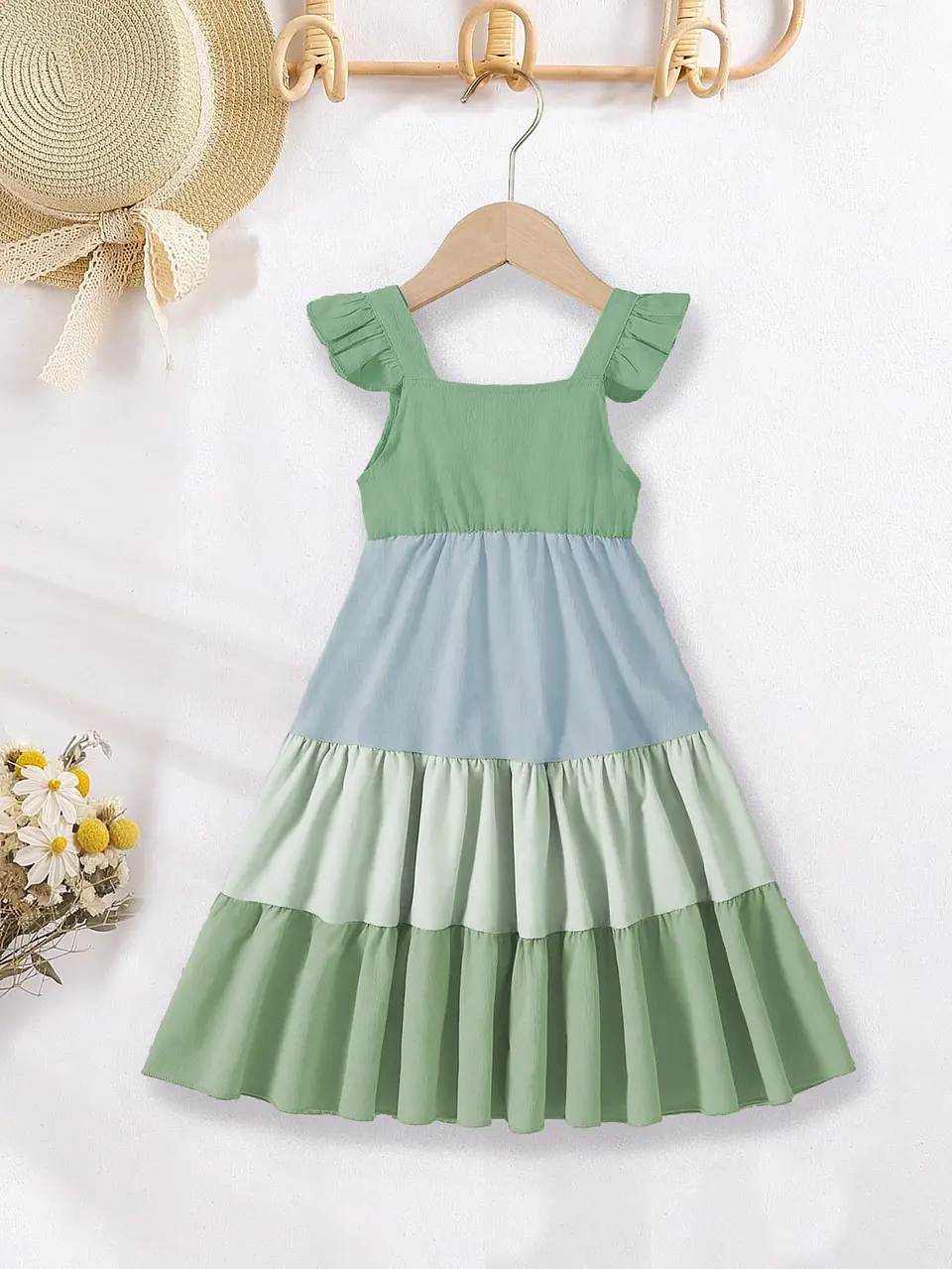 Girls Tiered Maxi Dress Sewing Pattern 3